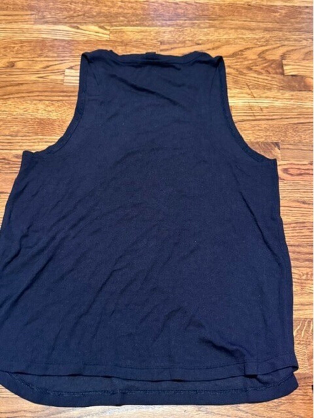 Athleta Black Well Rested Rib Tank Top - 96% Modal - Picture 2 of 4